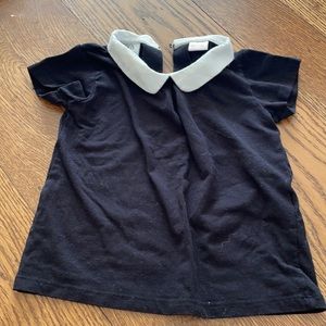 Zara kids Peter Pan collar tshirt for girls